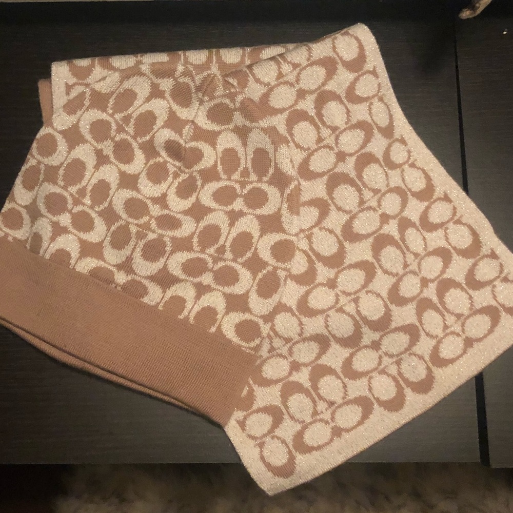 NWOT COACH hat and scarf set